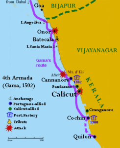 map of malabar coast